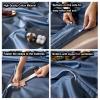Sleeping Bag Liners Compact Adult Sleeping Bag Liner, Comfortable Cotton Sleeping Bag Sheets for Outdoor Camping Travel, Single Double Sleeping Bag, for All Seasons view 3