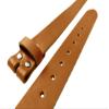 1.5 inch Men's Cowhide Geniune Leather Belt 38mm Classic without Buckle (Orange, 36 inch (Waist 36)) view 4