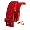 1.5 inch Men's Cowhide Geniune Leather Belt 38mm Classic without Buckle (Red, 40 inch (Waist 40)) view 1