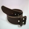 1.5 inch Men's Cowhide Genuine Leather Belt 38mm Classic without Buckle (Brown, 44 inch (Waist 44)) view 4