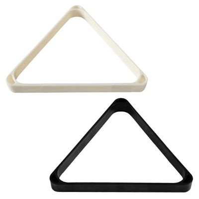 Cabilock 2pcs Triangle Pool Rack Billiard Holder for Game Room and Home Pool Table Random Colors Billiards Accessory