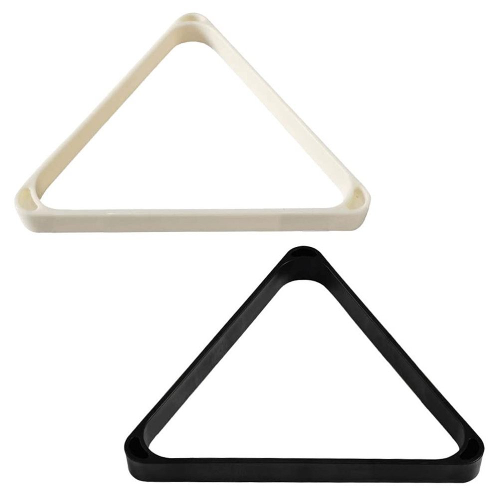 Cabilock 2pcs Triangle Pool Rack Billiard Holder for Game Room and Home Pool Table Random Colors Billiards Accessory