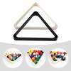 Cabilock 2pcs Triangle Pool Rack Billiard Holder for Game Room and Home Pool Table Random Colors Billiards Accessory view 2