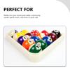 Cabilock 2pcs Triangle Pool Rack Billiard Holder for Game Room and Home Pool Table Random Colors Billiards Accessory view 4