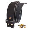 1.5 inch Men's Cowhide Genuine Leather Belt 38mm Classic without Buckle (Dark Blue, 30 inch (Waist 30)) view 1