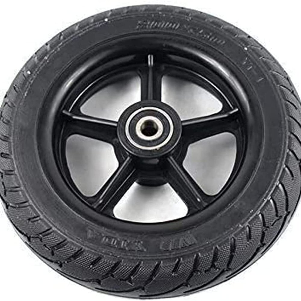 Xiaoki 8 Inch Wheel Scooter Solid Tyres 200X50 Wheels Electric Wheel Hub Non-Pneumatic Tires for Electric Scooter,Replacement Wheels Tire Replacement