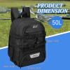 WOLT Lacrosse Bag-Lacrosse Backpack with Two Sticks Holder-Large Field Hockey Bag Holds All Sport Gears view 3