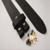 1.5 inch Men's Cowhide Genuine Leather Belt 38mm Classic without Buckle (Black, 44 inch (Waist 44)) view 3