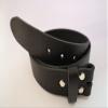 1.5 inch Men's Cowhide Genuine Leather Belt 38mm Classic without Buckle (Black, 44 inch (Waist 44)) view 4