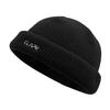 Clakllie Daily Knit Beanie Hat Brimless Watch Skullcap Fisherman Leon Hat Solid Color Slouchy Hat Ski Short Caps view 2