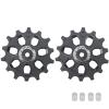 DJC Bike Bearing Pulley Wheel 2pcs Guide Roller 12t 14t 16t MTB Road Bike Rear Derailleur for Sram for Shimano M9000 R8000 Over Sized Narrow Wide Tooth (2pcs 14T) view 1