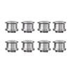 8PCS Bike Crankset Chainwheel Screws Fit,plplaaoo Steel Silver Crankset Screw Nut, 0.5 x 0.4 in Crankset Screw Bolts, Durable Crank Fixing Bolt for Mountain Bike Road Bicycles, bike nuts bike cra view 1