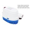 Automatic Submersible Boat Bilge , 12V 1100GPH 1200GPH Electric for Boat, Small Bilge Pump with Switch, Air Lock and Detachable Filter, 4.92x3.07in, Blue(1200GPH) view 3