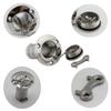 TANFEI Marine Deck Fuel Filler, Gas/Fuel/Water/Waste/Diesel Deck Filler, Stainless Steel 90 Degree Deck Filler with Key for Boat RV (FUEL, 2'') view 3