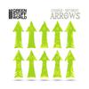 Charge and Retreat Arrows - Yellow-Green view 2