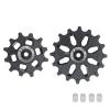 DJC Bike Bearing Pulley Wheel 2pcs Guide Roller 12t 14t 16t MTB Road Bike Rear Derailleur for Sram for Shimano M9000 R8000 Over Sized Narrow Wide Tooth (1pcs 12T and 1pcs 16T) view 1
