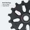DJC Bike Bearing Pulley Wheel 2pcs Guide Roller 12t 14t 16t MTB Road Bike Rear Derailleur for Sram for Shimano M9000 R8000 Over Sized Narrow Wide Tooth (1pcs 12T and 1pcs 16T) view 3