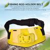 plplaaoo Fishing Belt, Fishing Rod Fighting Belt, Adjustable Fish Fighting Belt, Stand-up Offshore Gimbal Padded Fishing Belt Rod Holder Fish Tackle Accessories for Fishing(Yellow) view 4