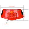 plplaaoo Fishing Belt, Fishing Rod Fighting Belt, Adjustable Fish Fighting Belt, Stand-up Offshore Gimbal Padded Fishing Belt Rod Holder Fish Tackle Accessories for Fishing(Red) view 2