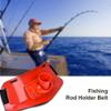 plplaaoo Fishing Belt, Fishing Rod Fighting Belt, Adjustable Fish Fighting Belt, Stand-up Offshore Gimbal Padded Fishing Belt Rod Holder Fish Tackle Accessories for Fishing(Red) view 3