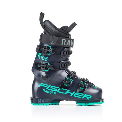 FISCHER Men's Ranger 105 GripWalk Dyn Alpine Freeride All Mountain Multi Performance MV Ski Boots, Dark Grey/Dark Grey, 22.5