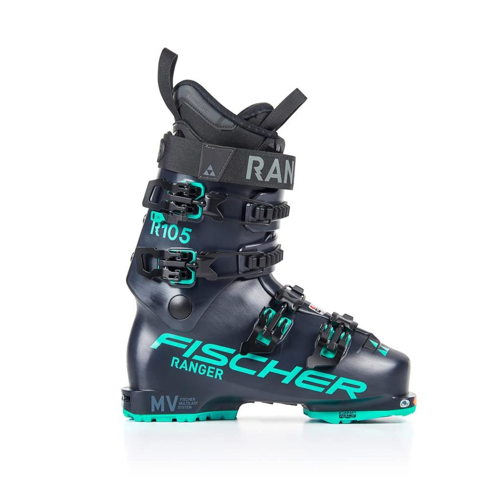 FISCHER Men's Ranger 105 GripWalk Dyn Alpine Freeride All Mountain Multi Performance MV Ski Boots, Dark Grey/Dark Grey, 22.5