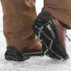 Traction Chains for Walking on Ice and Snow, Ice Cleats Spikes Crampons Grips Non Slip Grippers Portable for Jogging Climbing Outdoor Running Hiking Mountaineering Boots Shoes Women Men Kids view 4