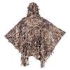 AUSCAMOTEK 3D Leafy Poncho Ghillie Suit Camouflage Cloak Cape for Deer Hunting Brown view 3