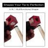 CUEELF Billiards Pool Cue Tip Repair Tool 5-in-1 Accessory Tool Repair Kit ShaperScufferAeratorBurnisherPool Cue Stick Accessories view 4
