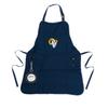 Team Sports America NFL Los Angeles Rams Grill Chef Aprons for Men and Women with Pockets, Adjustable Straps, Bottle Opener and Insulated Beverage Holder, Cooking Kitchen Apron view 1