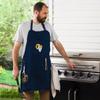 Team Sports America NFL Los Angeles Rams Grill Chef Aprons for Men and Women with Pockets, Adjustable Straps, Bottle Opener and Insulated Beverage Holder, Cooking Kitchen Apron view 2