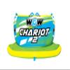 WOW Sports Chariot 2 Towable Tube for Boating - 1 to 2 Person Towable - Standing Tubes for Boating - Front and Back Tow Point view 3
