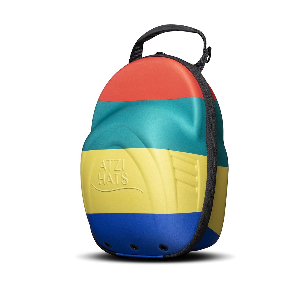 Baseball Cap Carrier Hat box Travel Case for Hats Carry On Hat Bag with Shoulder Strap - Tropical