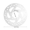 Bike Disc Brake Rotor with 6 Screws, Stainless Steel Silver Bike Rotor Fit with 6 Bolts, Anti Corrosion Bicycle Disc Brake Rotor for Road Bike Mountain Bike, 120mm, 140mm, 180mm, 203mm(120mm) view 2