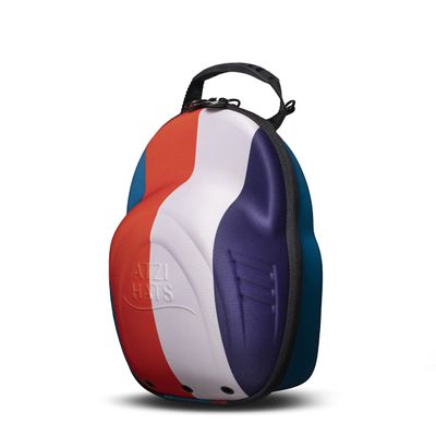 Baseball Cap Carrier Hat box Travel Case for Hats Carry On Hat Bag with Shoulder Strap - Dolphin theme