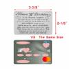 DEGASKEN 30th Birthday Card for Daughter - Happy Birthday Card Gifts for Daughter Turning 30 - 30th Birthday Decorations Gifts for Her Women - Beautiful Metal Engraved Wallet Cards view 2