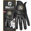 FootJoy Men's StaSof Golf Glove, Black, Medium, Worn on Left Hand view 1