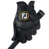 FootJoy Men's StaSof Golf Glove, Black, Medium, Worn on Left Hand view 2