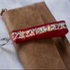 Country Brook Design - Brisk Autumn Ribbon on Red Nylon Webbing (1 Inch, 20 Yards) view 3