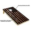 Tailgating Pros Corn Hole Board Set w/Bean Bags, Score Keeper, & Carrying Case -4'x2' Cornhole Bag Toss - Optional LED Lights(God We Trust) view 2