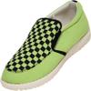NORTY Lace Up Slip On Shoes for Men - Chukka Style Casual Shoe - Low Ankle Men's Boat Shoes - Comfortable, Lightweight Slip-on Loafer for Men, Size 11 - Lime, Black view 1