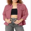 Unionbay Women's Crinkle Gauze Button Front Shirt Jacket view 1
