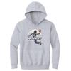 500 LEVEL Ja Morant Youth Hoodie Sweatshirt - Ja Morant Memphis Skyline WHT (Gray, Large) view 1
