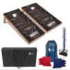 Tailgating Pros Corn Hole Board Set w/Bean Bags, Score Keeper, & Carrying Case- 4'x2' Cornhole Bag Toss - Optional LED Lights(Drinking Game) view 1