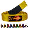 Jaguar Pro Gear - Brazilian Jiu Jitsu Belts Deluxe Version 100% Cotton 9 Stitches Heavy Duty (Yellow, K-0) view 1