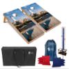 Tailgating Pros Corn Hole Board Set w/Bean Bags, Score Keeper, & Carrying Case- 4'x2' Cornhole Bag Toss - Optional LED Lights(Lighthouse) view 1