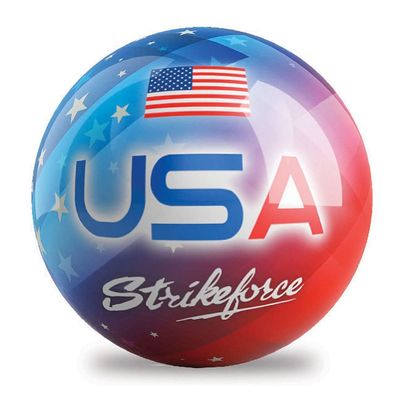 On The Ball Bowling KR Strikeforce USA 8lb Spare or Display Bowling Ball Made of Polyester (8)