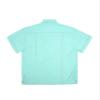 Boys Junior Guayabera Cuban Short Sleeve Embroidered 4 Pocket Shirt Kid-Omega - Aqua - X-Small view 2