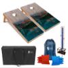 Tailgating Pros Corn Hole Board Set w/Bean Bags, Score Keeper, & Carrying Case - 4'x2' Cornhole Bag Toss - Optional LED Lights(Mountain) view 1