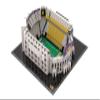 Pro-Lion LSU Tigers Stadium Building Kits - 2298 Pieces & Printed Decal Graphics | 3D Bricks Puzzle | Fighting Tigers Football Gifts for Boys, Men & Kids Aged 5+ | Games for Creative Fans view 4